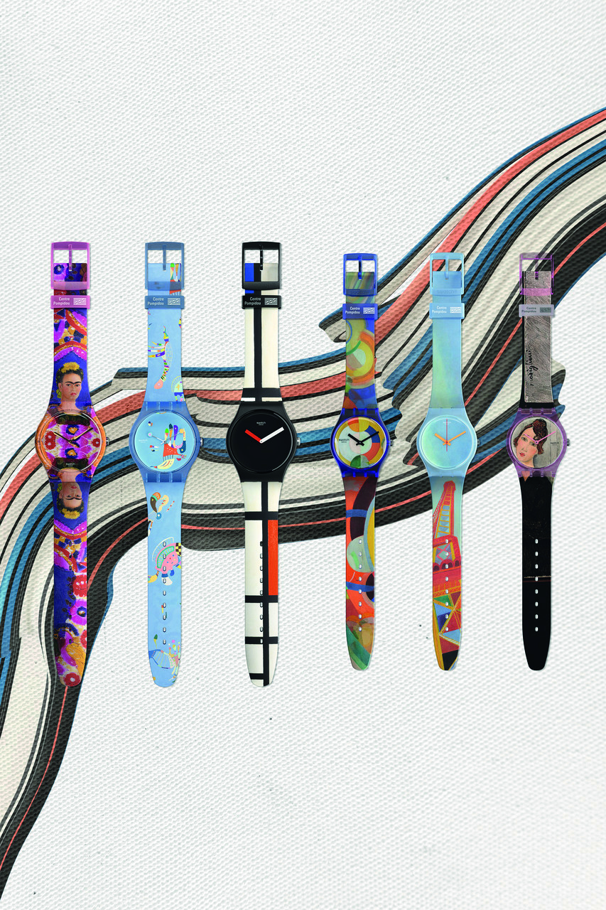 Swatch x Centre Pompidou: dzieła sztuki na zegarkach